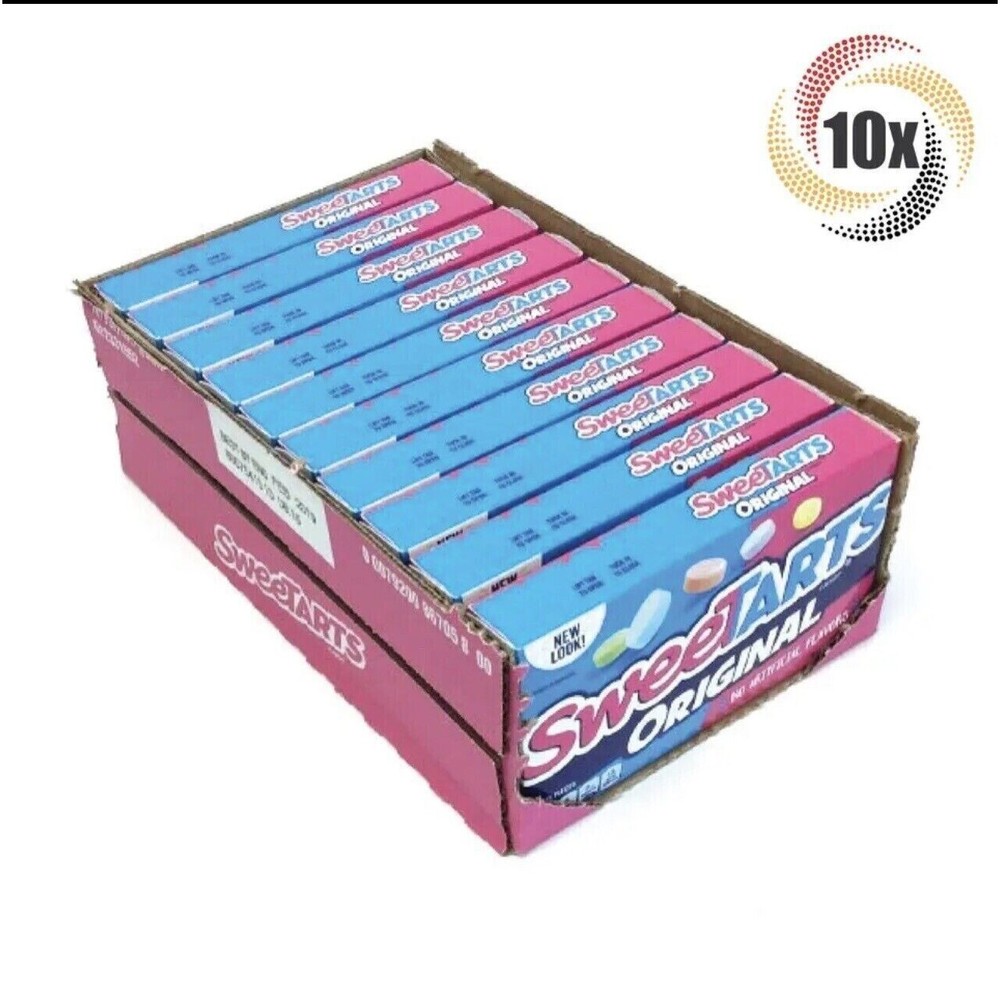Case of 10 Pack of Sweetarts Original Assorted Candy Theater Box 5oz EXP 04/2024